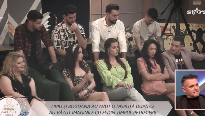 Mireasa, sezon 8. Ce s-a întâmplat între Liviu și Bogdana după ce fata s-a supărat pe logodnicul ei în live