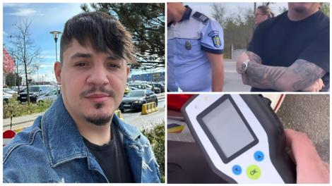 Bogdan DLP, oprit în trafic de polițiști și testat pentru substanțe interzise: „Control în portbagaje, control în portofel”