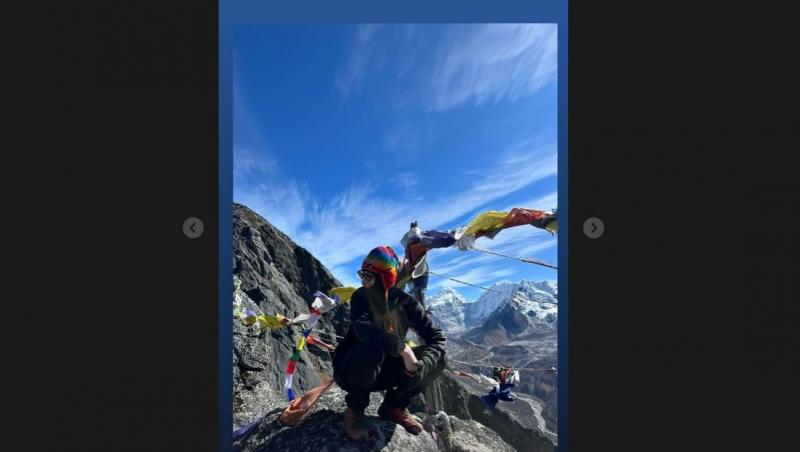 Delia a plecat în aventura vieții sale spre vârful Everest. Imagini de senzație cu artista. Cum a apărut în ziarele din Nepal