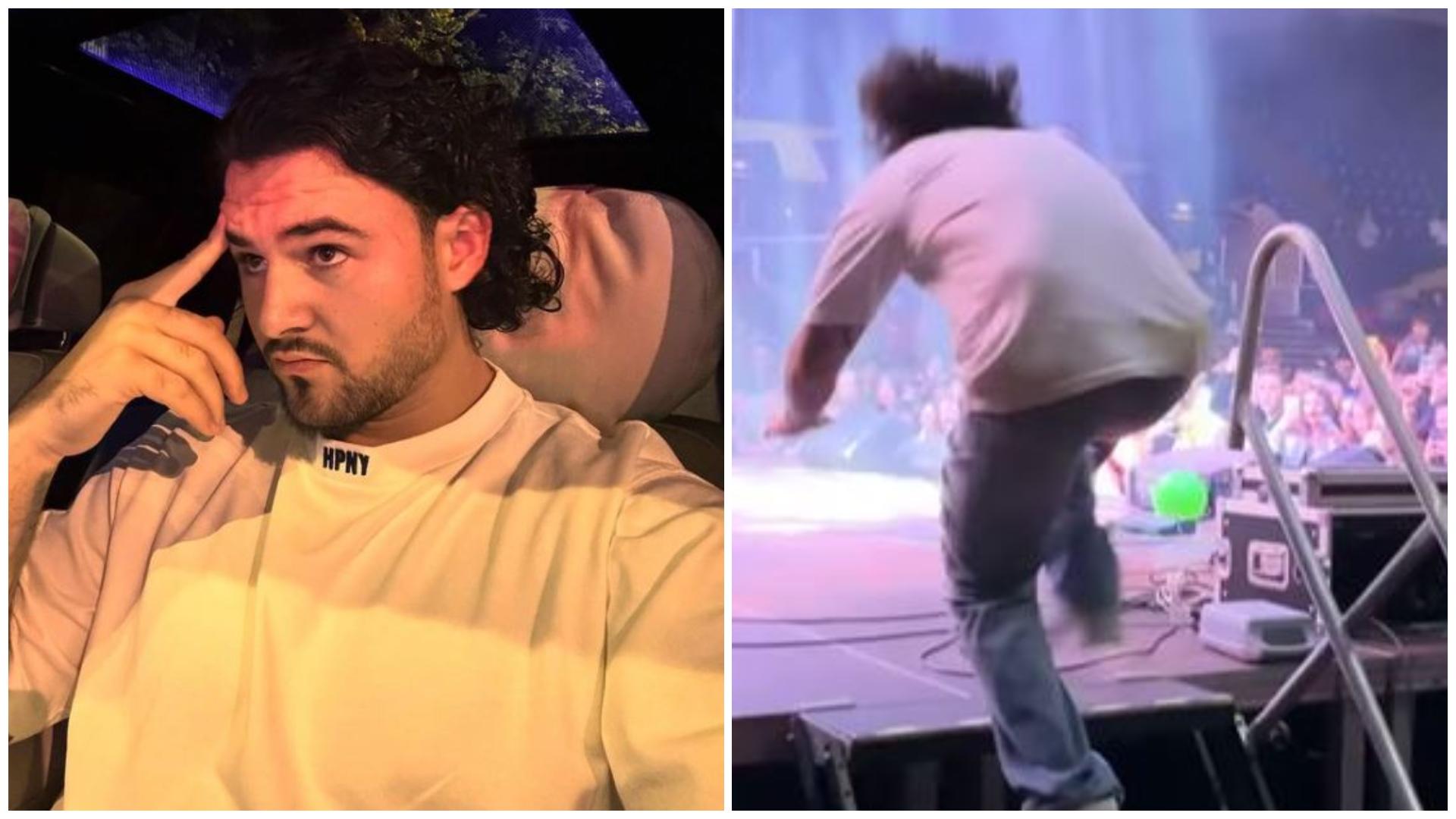 Mario Fresh, incident în timpul unui concert. Ce a pățit iubitul Alexiei Eram când urca pe scenă: „Mă doare pe mine!”