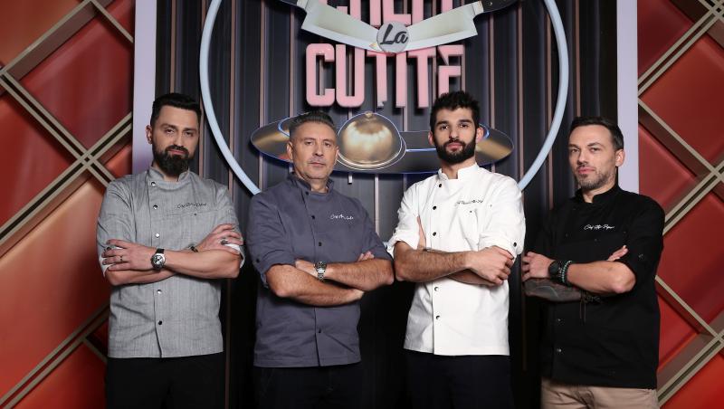 Chef Richard Abou Zaki, Chef Alexandru Sautner, Chef Ștefan Popescu și Chef Orlando Zaharia sunt cele patru nume care vor ocupa scaunele de jurat la Chefi la cuțite