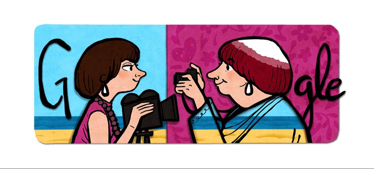 Un doodle special de la Google o celebrează pe regizoarea Agnès Varda pentru munca artistică din timpul vieții