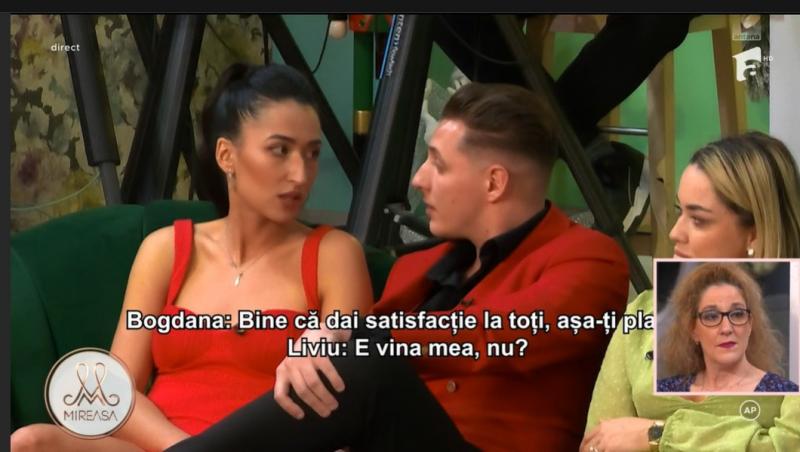 Mireasa sezon 8, 19 decembrie 2023. Ce s-a întâmplat cu Liviu și Bogdana după difuzarea imaginilor de la petrecerea burlăcițelor