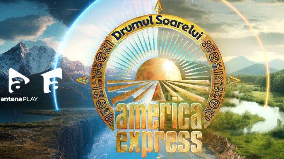 logo-ul emisiunii america express sezonul 6 drumul soarelui