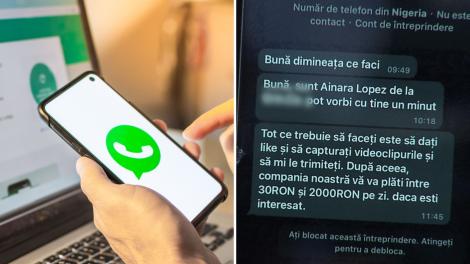 Noua escrocherie de pe Whatsapp. Ce să faci imediat ce primești mesaj de la un număr din străinătate