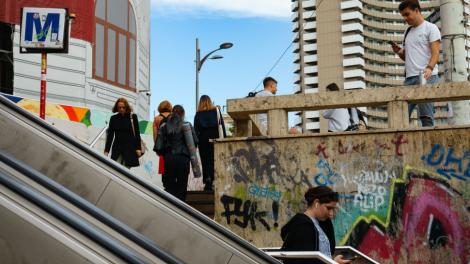 Scările rulante de la stația de metrou Universitate vor fi înlocuite. Când se va relua funcționalitatea