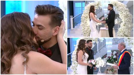 Finala Mireasa sezon 8, 22 decembrie. Ana și Daniel s-au căsătorit civil. Cum a arătat momentul în care au spus „Da”
