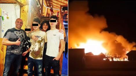 Mesajul dureros al adolescentului care și-a pierdut tatăl și frații în incendiul de la Ferma Dacilor: ”M-ați lăsat singur cu mama”