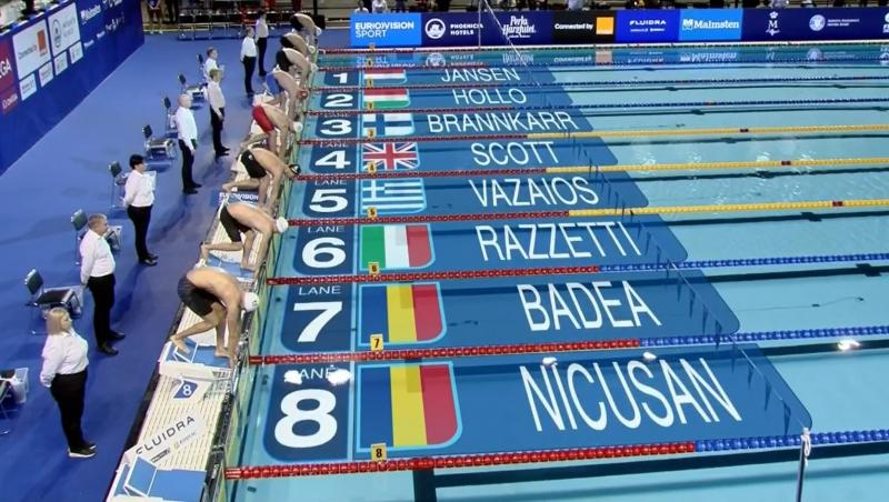 Sportivii în semifinalele Campionatelor Europene de înot în bazin scurt de joi