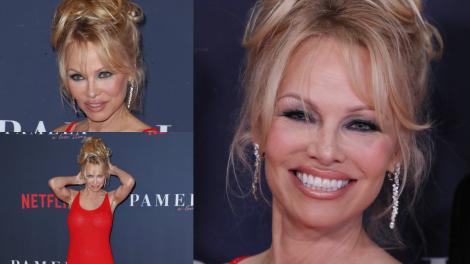 Pamela Anderson, apariție de excepție pe covorul roșu de la lansarea documentarului biografic „Pamela, o poveste de dragoste”