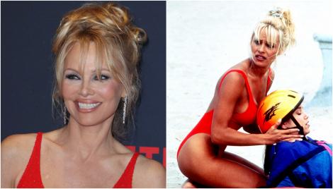 Pamela Anderson, fără pic de machiaj și cu o ținută care îi lasă la vedere formele voluptoase. Cum a apărut, la 55 de ani