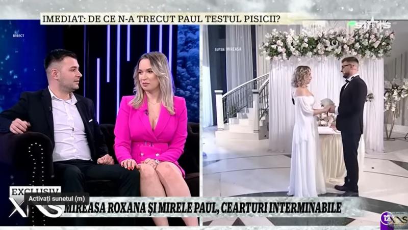 Mireasa, sezonul 6. Paul și Roxana, primele declarații despre viața de cuplu în afara casei Mireasa: „Ne mai certăm”