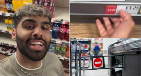 Un tânăr a filmat ce se află, de fapt, sub rafturile din supermarketuri. Angajații nu vor să afli asta