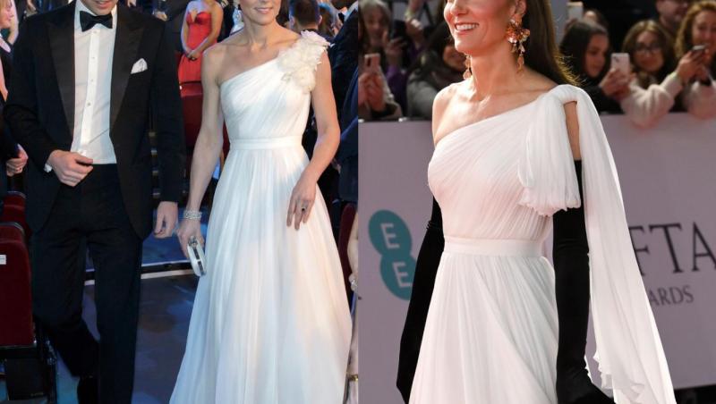 Gestul neașteptat făcut de Kate Middleton pe covorul roșu de la Premiile BAFTA 2023. Cum l-a „atins” pe Prințul William
