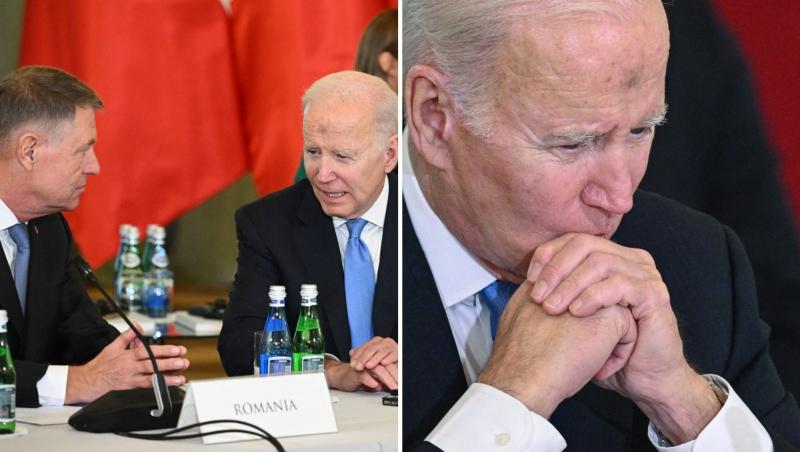Joe Biden s-a prezentat la summitul B9 cu un semn pe frunte care a creat controverse. Ce semnifică pata confundată cu o vânătaie