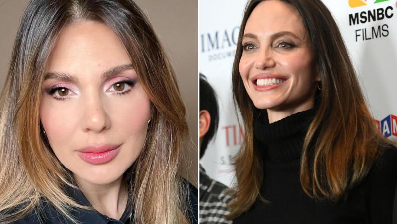 Angelina Jolie a fost machiată de o româncă. Ce spune Ali Andreea despre tenul actriței de la Hollywood: „Are o piele perfectă”