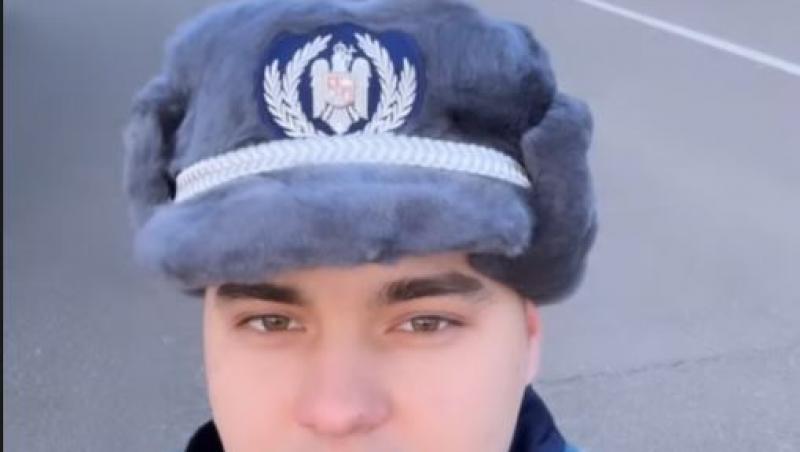 Selly a îmbrăcat uniforma de polițist și le-a arătat fanilor din mediul online ipostaze de la școala de subofițeri. În ce ipostaze s-a filmat vloggerul.
