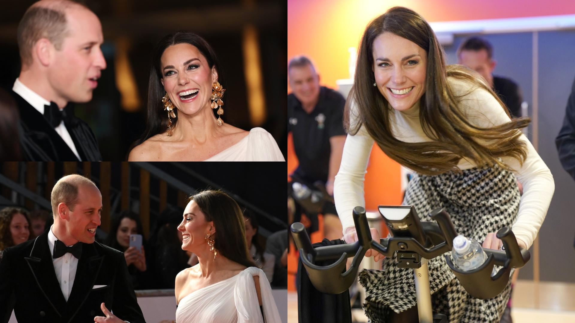 colaj foto Prințul William și Kate Middleton