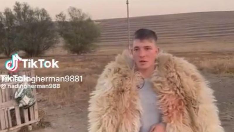 Cine este Nadin Gherman, ciobanul care a dat peste cap TikTok-ul și a ajuns numărul 1. Platforma i-a închis contul