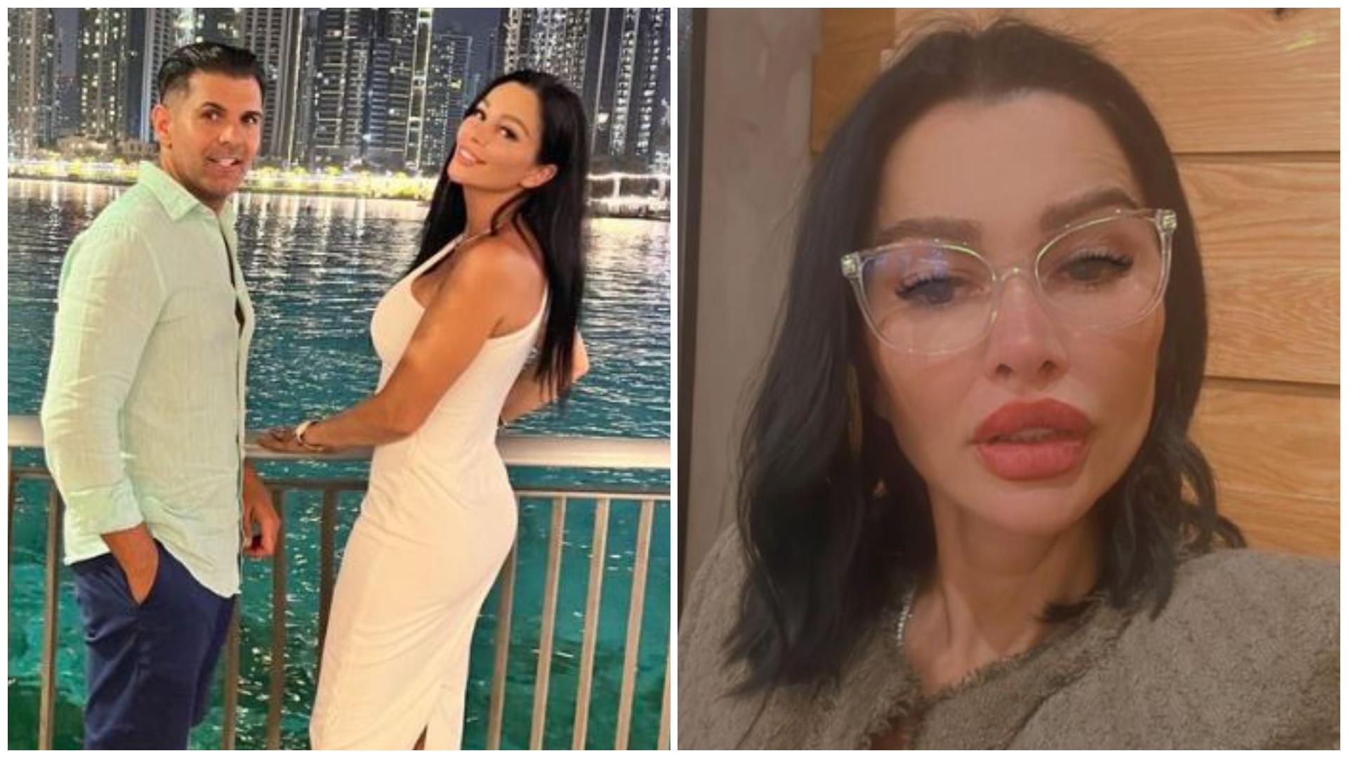 Colaj cu Brigitte Pastramă alături de Florin Pastramă în Dubai