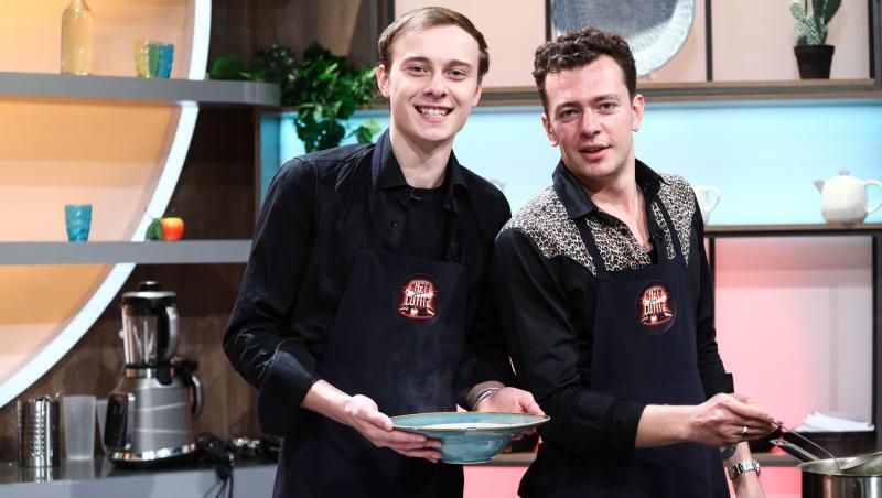 Chefi la cuțite, 28 martie 2023. Jean Gavril și Dinu, fratele lui, au făcut show în bucătărie. Ce au pregătit pentru Scărlătescu