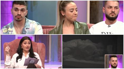 Mireasa, sezon 7. Bogdan, gest surprinzător în live. Ce a făcut când a văzut imaginile cu Irina și Alex