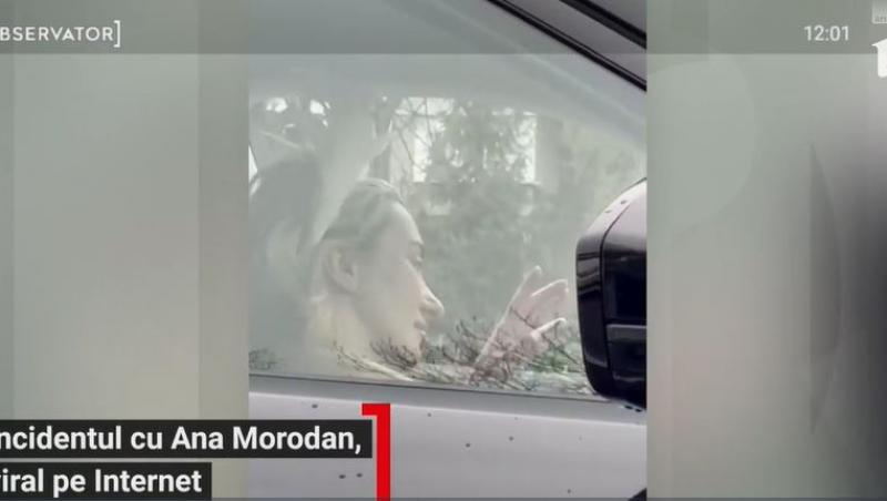 Imagini virale cu Ana Morodan în timp ce este oprită de poliție. Cum se apără ea după ce a petrecut o noapte în arest