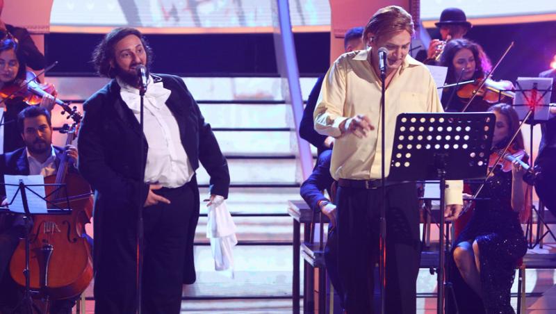 Damian Drăghici și Cristina Stroe s-au transformat în Luciano Pavarotti și Bryan Adams la Te cunosc de undeva! sezonul 19