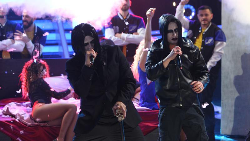 CRBL și Radu Țibulcă s-au transformat în Marilyn Manson la Te cunosc de undeva! sezonul 19