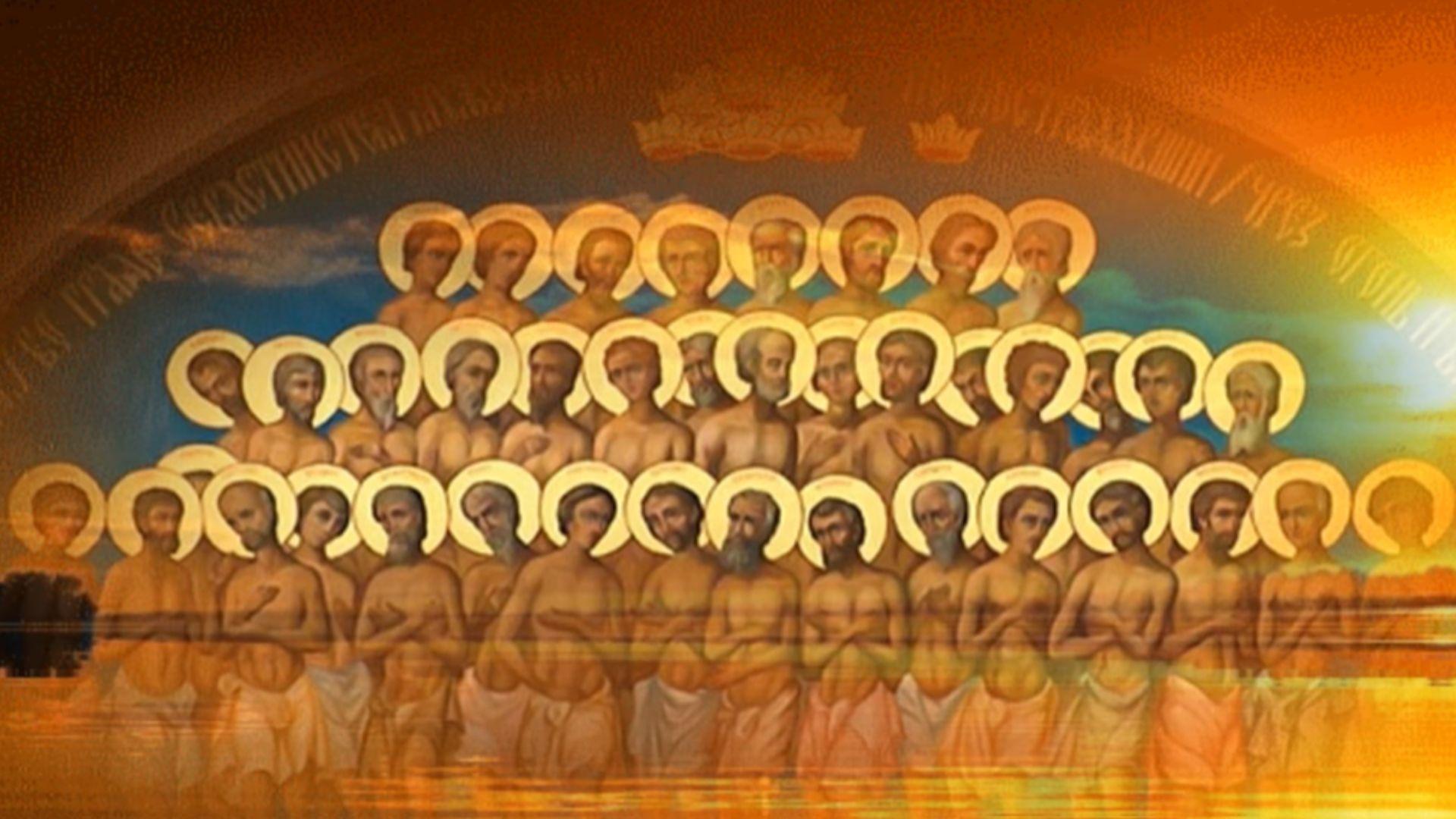 sfinții 40 de Mucenici, pictură