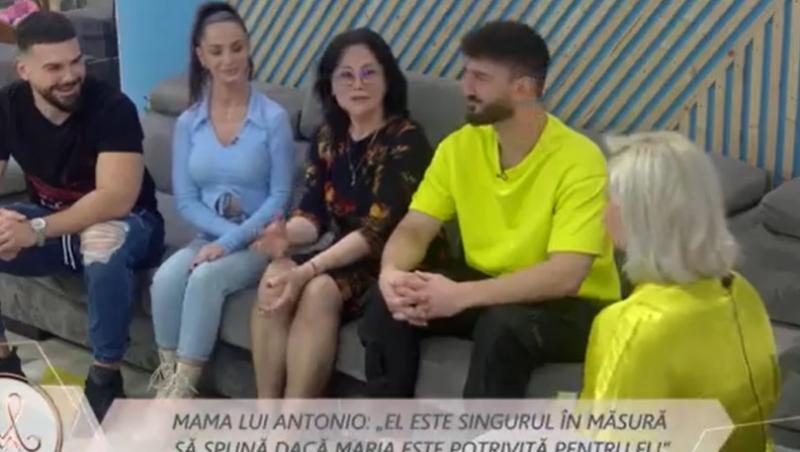 Mireasa sezon 7, 13 aprilie 2023. Mama și fratele lui Antonio i-au făcut o vizită concurentului