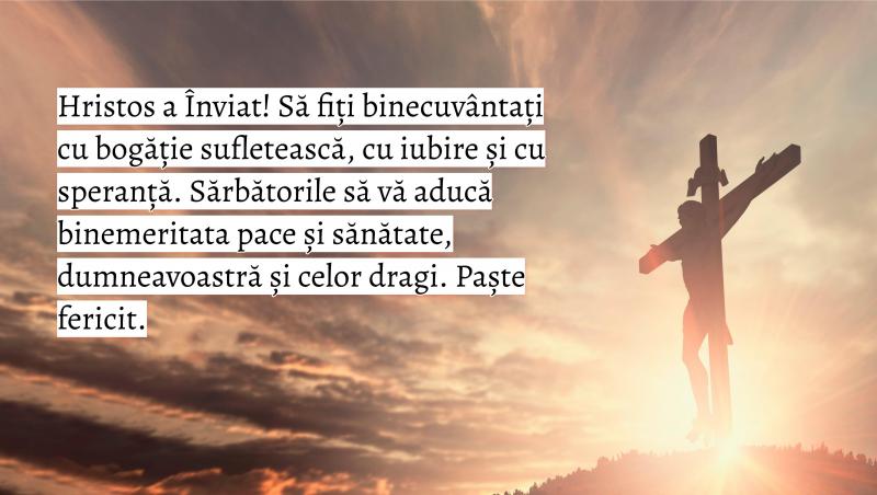 Cauți felicitări de Paște cu urări creștine? Am făcut o selecție de imagini frumoase pentru sărbătorile pascale. Care e preferatul tău? Scrie-ne în comentarii