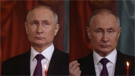 Noi detalii despre boala de care suferă Vladimir Putin. Semnul observat la slujba de Înviere l-a dat de gol pe liderul rus