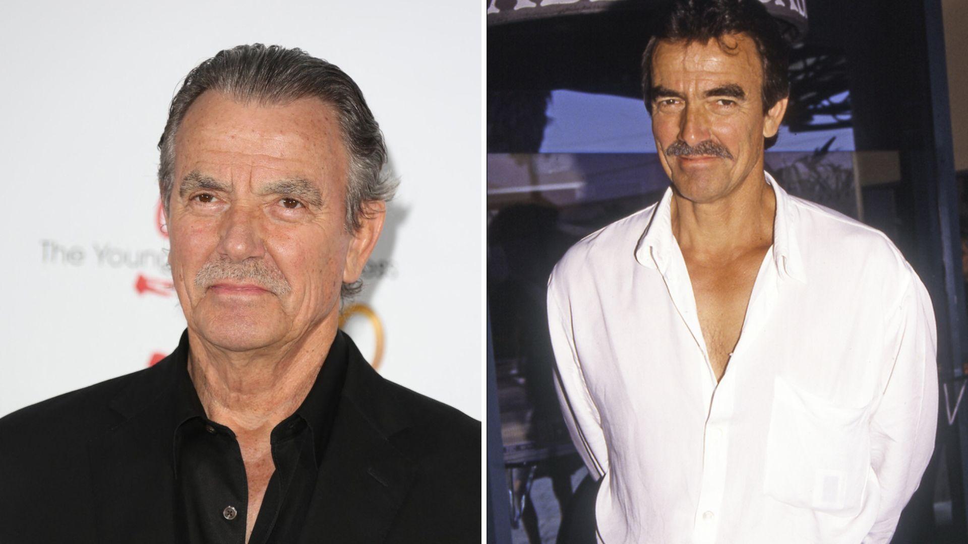 Eric Braeden, îmbrăcat cu o cămașă neagră