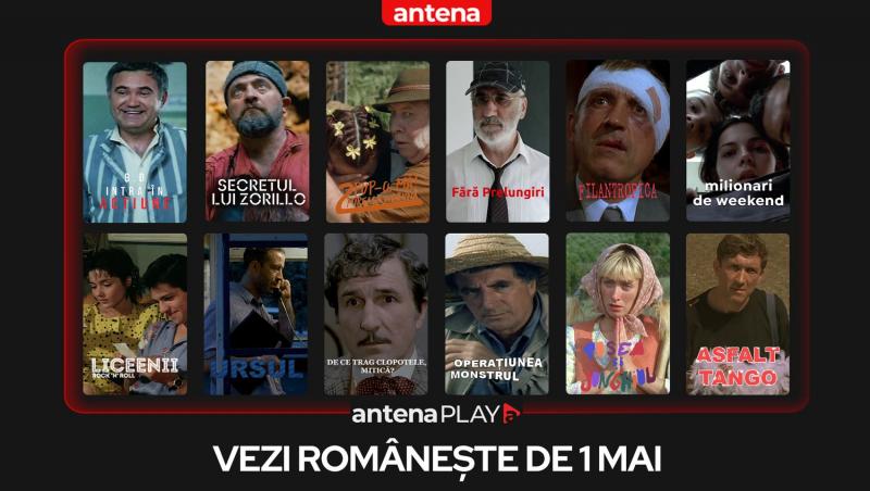 De 1 mai, urmărește unele dintre cele mai îndrăgite comedii românești în AntenaPLAY. Fie ca vorbim despre BD, seria considerată una dintre cele mai bune producții de comedie din cinematografia românească - BD intră în acțiune, BD la munte și la mare sau BD în alertă – sau Pup-o mă!, Pup-o mă! 2, Secretul lui Zorrilo ori Fără prelungiri, filmele românești de comedie au fost întotdeauna preferatele publicului.