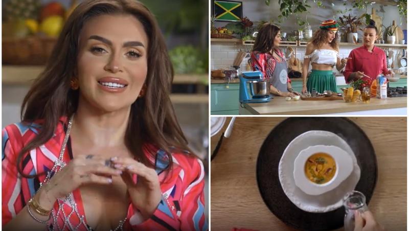 Oana Radu a descoperit cum se pregătește o rețetă de supă de porumb în ediția 12 din sezonul 5 al emisiunii Hello Chef, de la Antena 1
