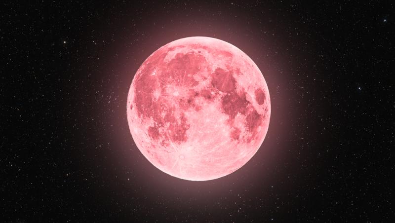 Luna plină Roz din acestă noapte. Ce este acest fenomen astronomic și cum te poate afecta în funcție de zodie