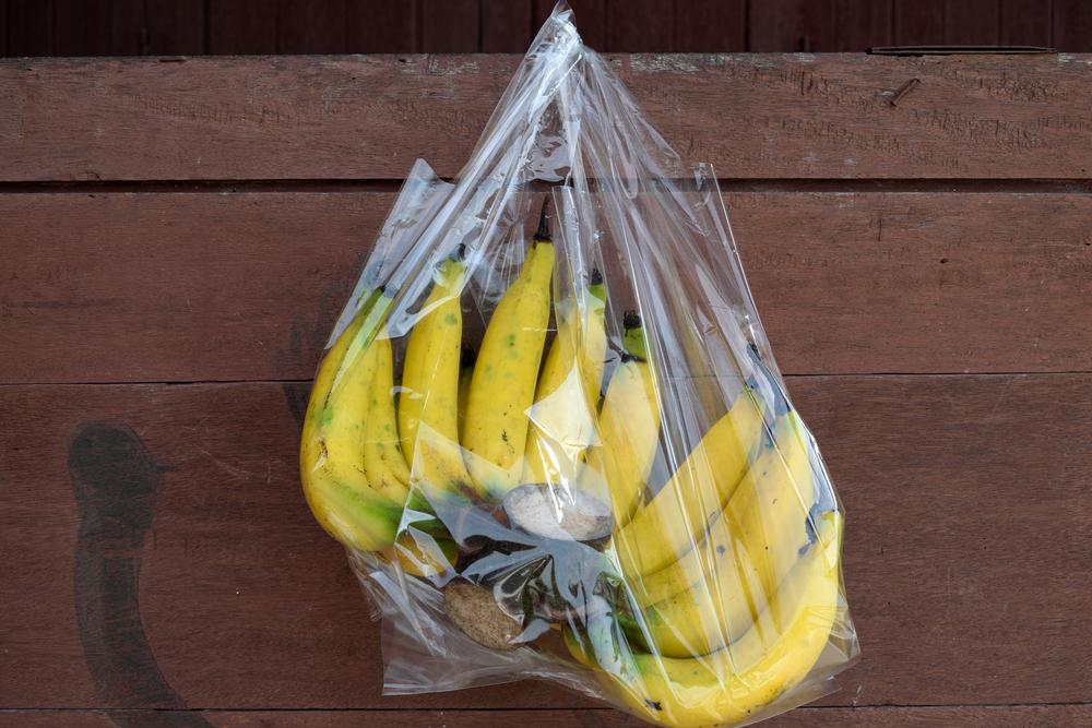 banane în pungă