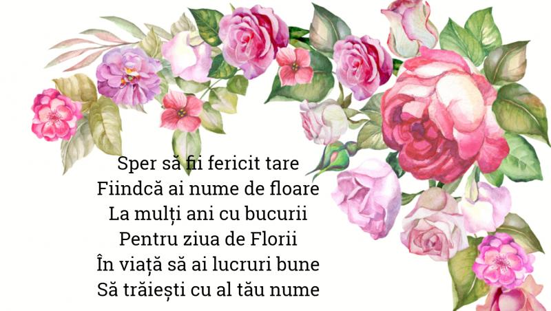 Imagini cu “La multi ani” de Florii, în versuri