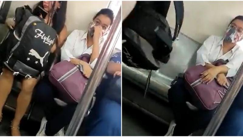 doua femei in metrou