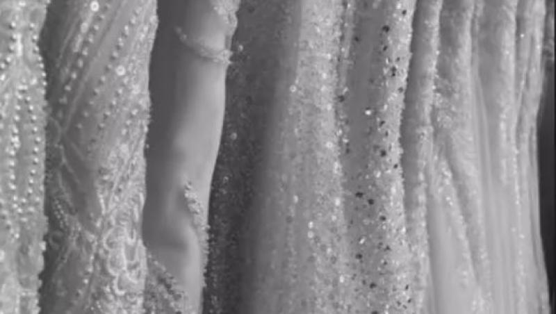 Cum arată rochia de mireasă pe care Gina Pistol o va purta la nuntă. Prezentatoarea a arătat primele imagini