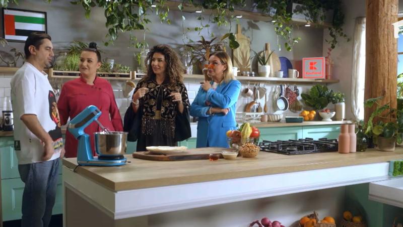 Hello Chef, sezonul 5, 14 mai 2023. Roxana Blenche, Eliza și Cosmin Natanticu au pregătit humus cu salată arăbească