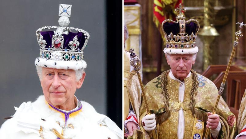 Regele Charles la încoronarea sa