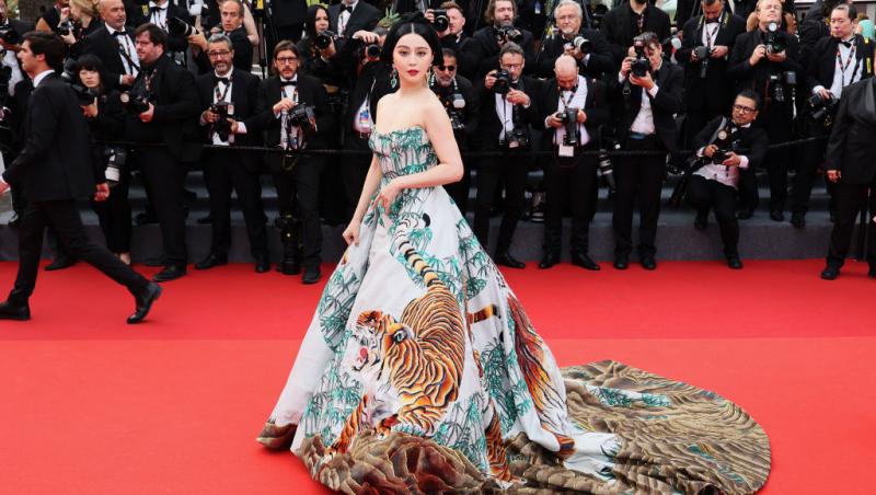Fan Bingbing, în Christopher Bu pe covorul roșu de la Cannes 2023