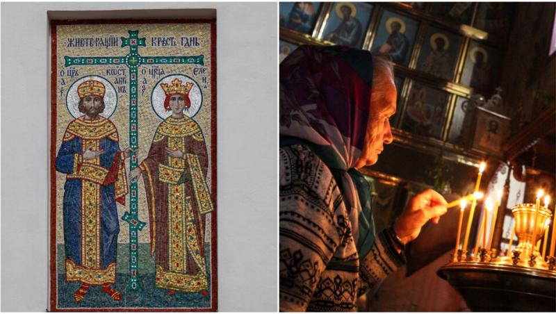 Duminică, pe 21 mai 2023, creștinii ortodocși îi prăzmuiesc pe Sfinții Constantin și Elena