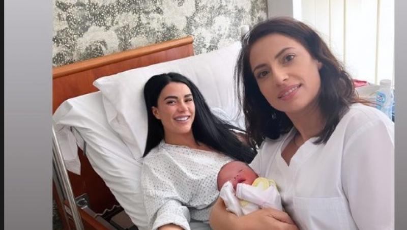 Daniela Crudu a născut. Primele imagini cu fetița și proaspăta mămică. Fosta asistentă TV radiază de fericire