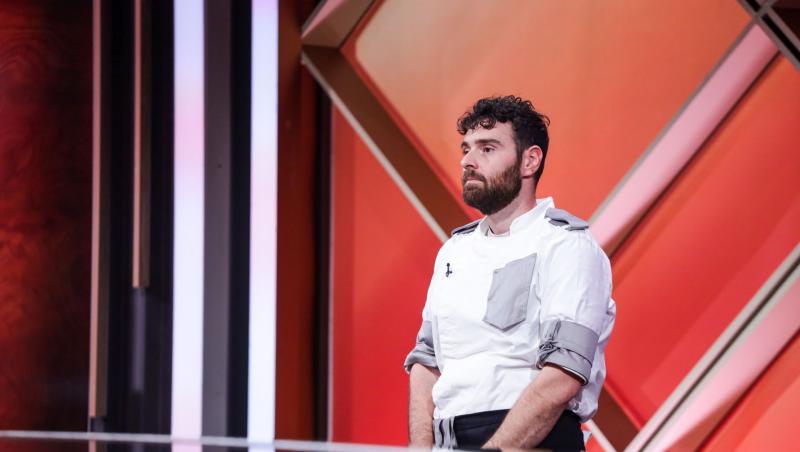 Andrea Sabini a fost eliminat din competiție în ediția 25 a emisiunii Chefi la cuțite sezonul 11