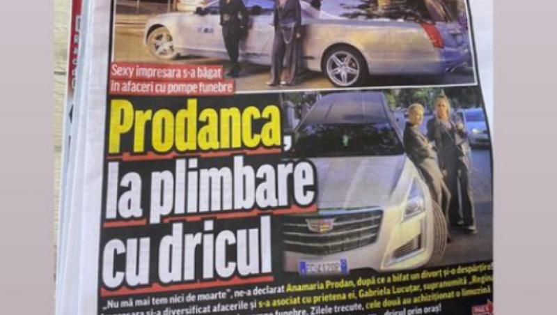 Anamaria Prodan, prinsă la volanul unui dric de lux prin București! Cu ce se ocupă mai nou, după separarea de Flavius Nedelea