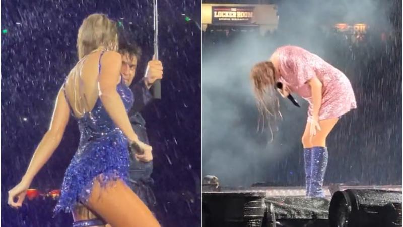 Fanii lui Taylor Swift au scos la vânzare apa de ploaie care a atins-o în timpul concertului