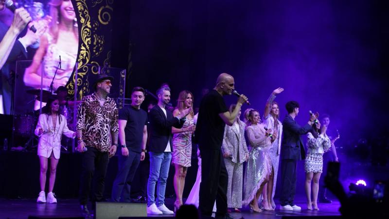 Ce au cântat concurenții Te cunosc de undeva!, la concertul lui Damian Drăghici. Ce s-a întâmplat pe scenă | VIDEO